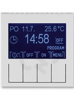 Hodiny spínací programovatelné 3292H-A20301 16 šedá/bílá Levit ABB Pouze Dnes