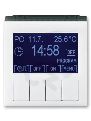 Hodiny spínací programovatelné 3292H-A20301 62 bílá/kouřová černá Levit ABB Značkový