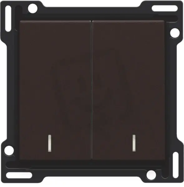 2x 1/2 Kolébka s okénkem-DARK BROWN NIKO 124-61507 Poslední Šance
