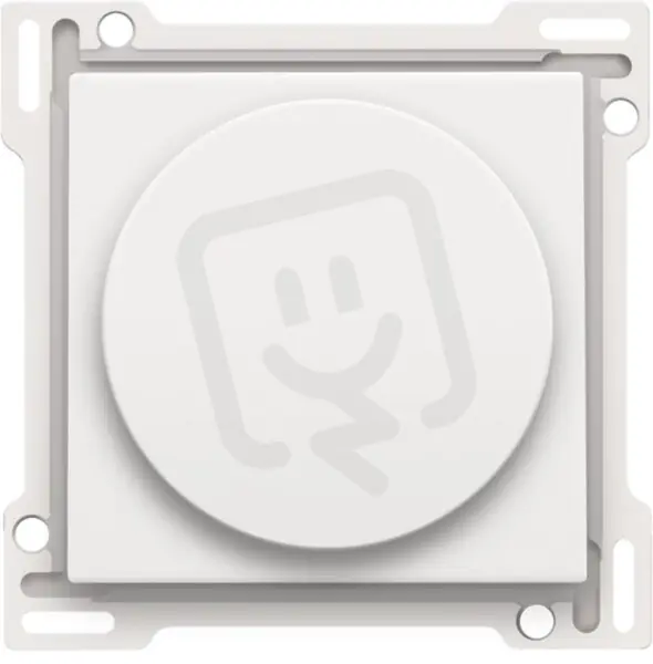 Kryt stmívače otočný-WHITE COATED NIKO 154-31000 Výprodej