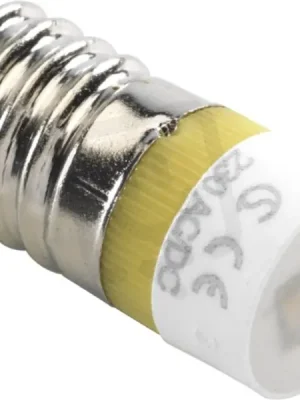 LED 230V se závitem E10 jantarová NIKO 170-37001 Cenový Hit