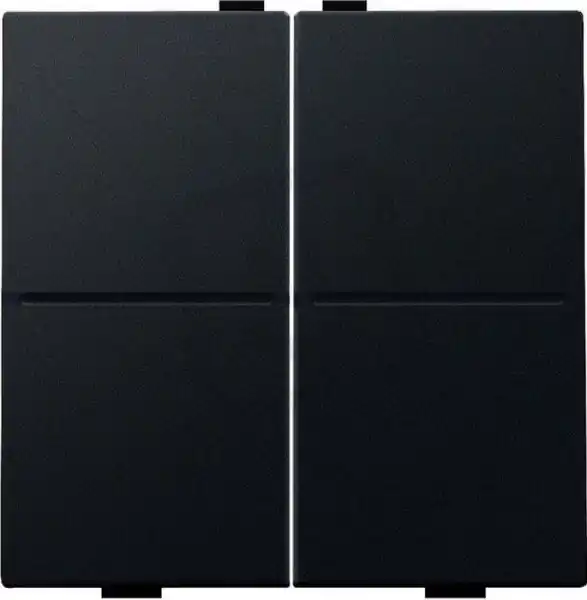 BUS/RF kolébka 2x1/2-BLACK COATED NIKO 161-00007 Cenová Bomba