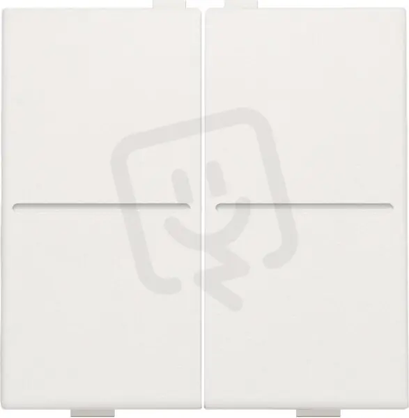 Vrácení Zdarma BUS/RF kolébka 2x1/2-WHITE NIKO 101-00007