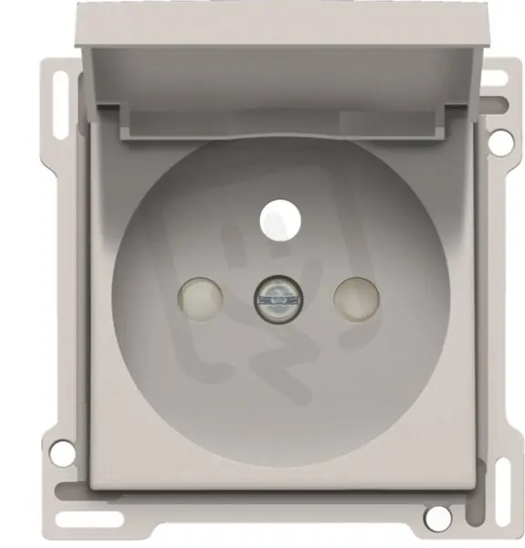 Autentický Kryt zásuvky 28,5mm s víčkem a dětskou pojistkou-LIGHT GREY NIKO 102-66603
