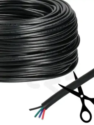 4-žilový kulatý PVC kabel AWG 20/0,52 mm Horká Nabídka