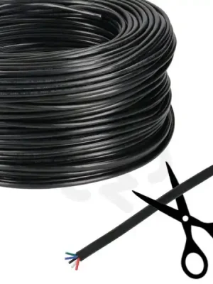 Must-Have 5-žilový kulatý PVC kabel AWG 22/0,34 mm