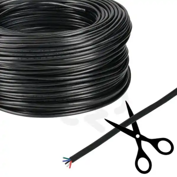 Must-Have 5-žilový kulatý PVC kabel AWG 22/0,34 mm