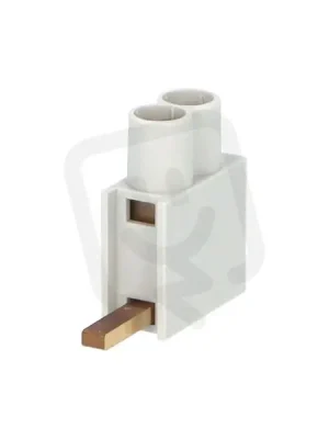 Sleva Svorka připojovací AS/2x10-D jazýček dolní dvouvstupová svorka 2x10mm2 63A