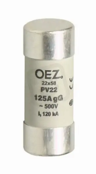 PV22 50A gG Pojistková vložka AC 690V/DC 250V vel.22×58 OEZ 06750 Autentický