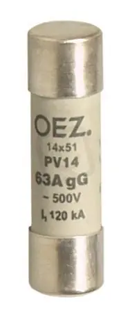 PV14 25A gG Pojistková vložka AC 690V/DC 250V vel.14×51 OEZ 06730 Výprodej