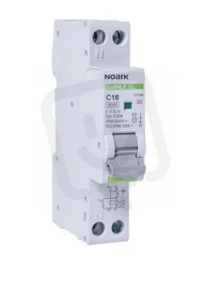 Koupit Online Proudový chránič s jističem NOARK 111169 EX9NLE 1PN C16 30mA 1M 6kA typ A