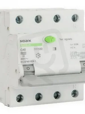 Proudový chránič s jističem NOARK 111499 EX9NL-N 3P+N B20 30mA, 6kA, typ AC Aktuální