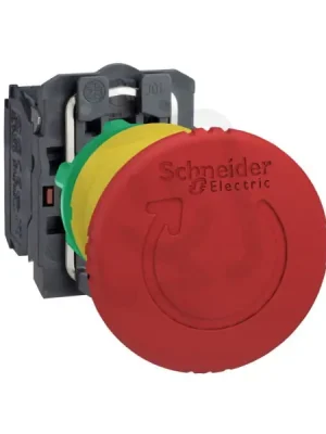Hit Sezóny Schneider XB5AS8445 Ovládač Nouzového zastavení s hřibovým knoflíkem