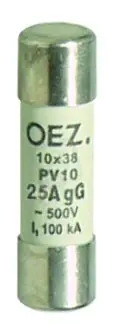 PV10 20A aM Pojistková vložka AC400V/DC250V vel.10×38 motorová OEZ 06706 Cenově Výhodný
