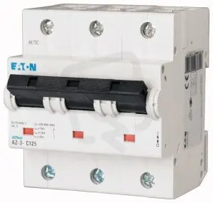 Autentický AZ-3-C100 Jistič AZ char C 3-pólový 100A 20kA (ČSN EN 60898) 20kA EATON 211806