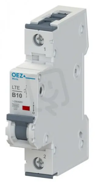 LTE-6C-1 Jistič In 6A,Ue AC 230/400V/DC 72V, ch.C, 1pól, 6 kA OEZ 41889 Nízká Cena