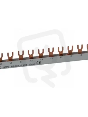 Propojovací lišta NOARK 110830 BBU 3fázová, 10mm2, 63A, 6 modulů Ihned K Objednání