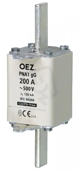 Vysoce Kvalitní PNA1 25A gG Pojistková vložka AC 500V/DC 440V vel.1 OEZ 40430