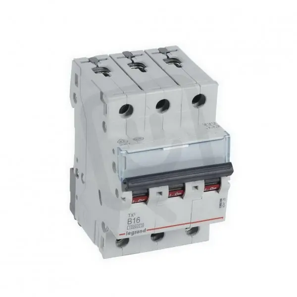Zlevněný TX3 JISTIČ, 3 PÓLOVÝ, CHAR. B, 16A 10000A LEGRAND 404126