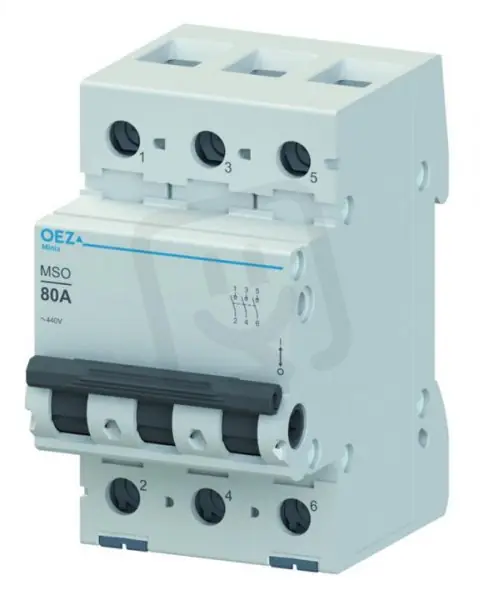 MSO-125-3 Vypínač In 125 A, Ue AC 250/440 V, 3pól OEZ 42351 Tovární Cena