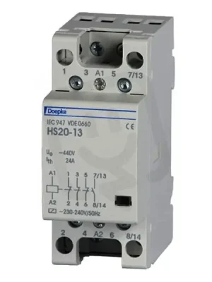 Instalační stykač HS25-40 25 A, 230 V, 50 Hz, 4 sp., 0 rozp. DOEPKE 09980408 Nejlepší Cena