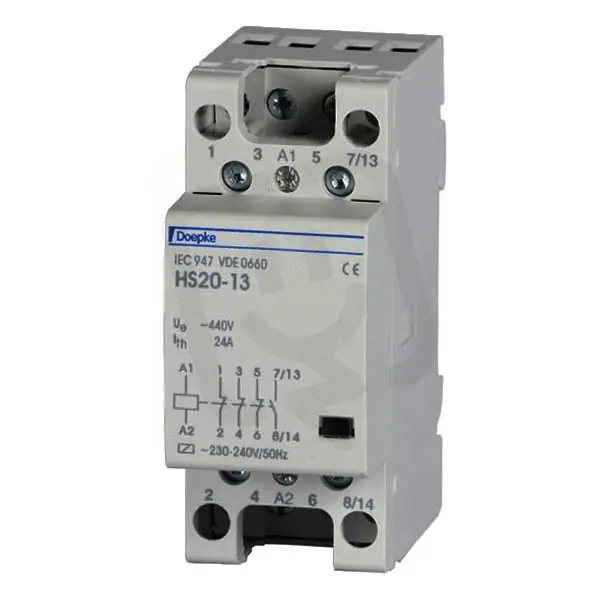 Instalační stykač HS25-40 25 A, 230 V, 50 Hz, 4 sp., 0 rozp. DOEPKE 09980408 Nejlepší Cena