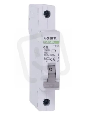 Úzký instalační jistič NOARK 110723 EX9B40J 13,5 mm, 6 kA, char. B, 6 A, 1-pól Bezpečná Platba