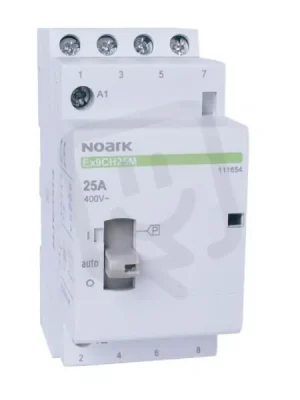 Instalační stykač NOARK 111656 EX9CH25M s ručním ovládáním 25A 240VAC 4V Ověřený
