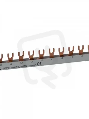Propojovací lišta NOARK 101449 BBU 3fázová, 16mm2, 80A, 54 modulů (1m) Nejprodávanější