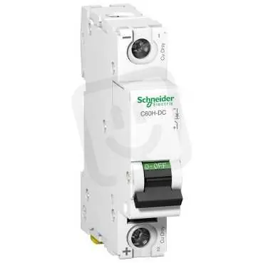 Schneider A9N61508 Jistič C60H-DC 1P 10A C 250V DC Expresní Doručení