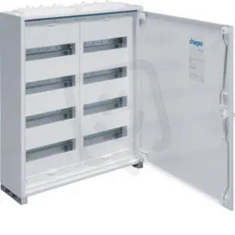 Rozvaděč nástěnný FW, IP44, tř. ochr.II, 96 mod., 650x550x161 /FW42/ HAGER FWB42 Omezená Nabídka