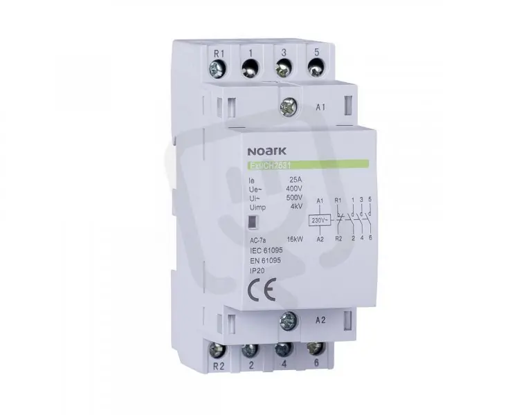 Instalační stykač NOARK 102414 EX9CH25 25 A ovl. 220/230 V 2NC+2NO Objednat Nyní