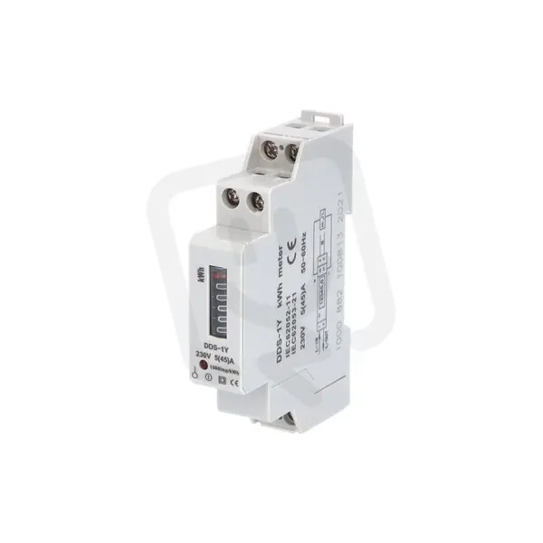 Výhodná Nabídka Elektroměr DDS-1Y-18M 45A 1mod. mechanický číselník 1f 1-tar. podružný 1000882