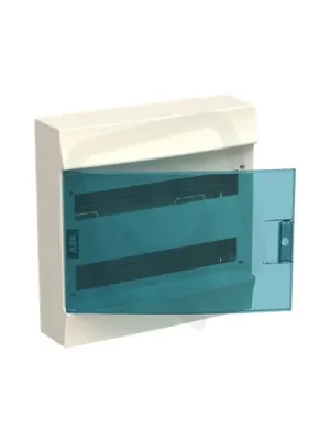 Nástěnná rozvodnice ABB IP41/36M (18x2), Mistral41W vč. N/PE, průhledná dvířka Koupit Online