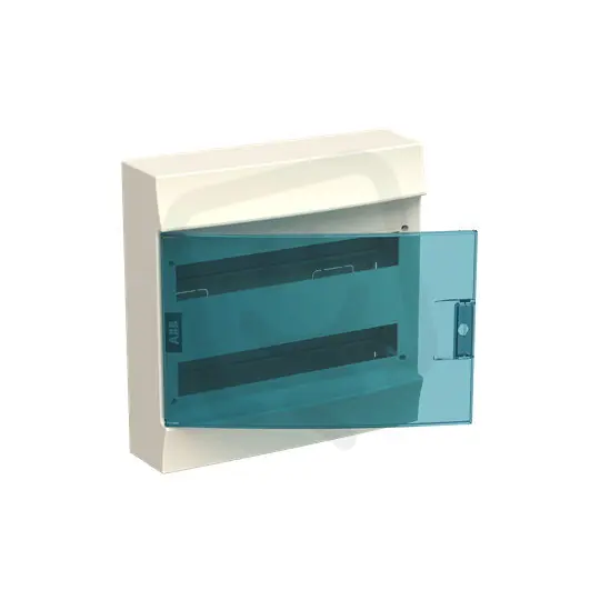Nástěnná rozvodnice ABB IP41/36M (18x2), Mistral41W vč. N/PE, průhledná dvířka Koupit Online