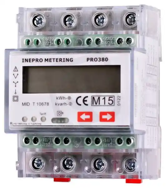 Elektroměr PRO380-S-CT Mb x/5A M-Bus MID, INEPRO E358 Cenová Bomba