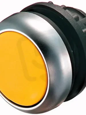 Akce Eaton M22-DL-Y Prosvětlená ovládací hlavice, bez aret, kroužek titan, žlutá