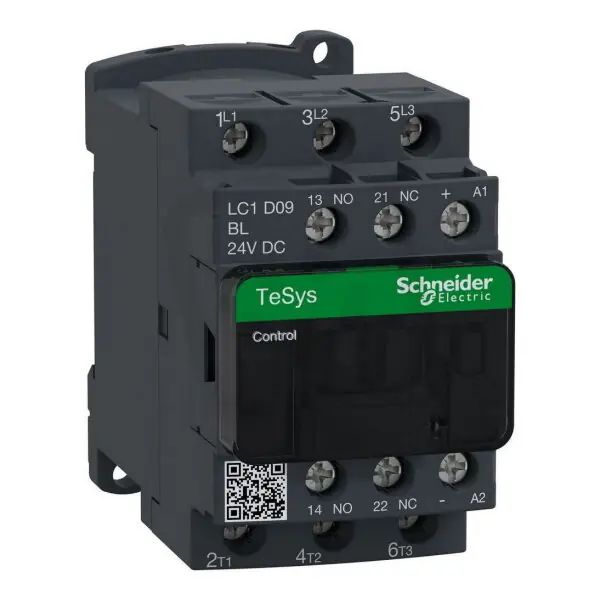 Schneider LC1D09BL Stykač 9A 1‘Z‘ +1‘V‘ 2,4 W,24V DC. Novinka