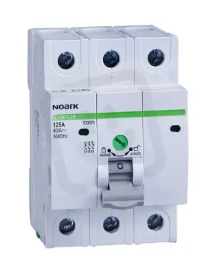 Sleva Instalační vypínač NOARK 100877 EX9I125 šířka 3 moduly, 3pól, 80A