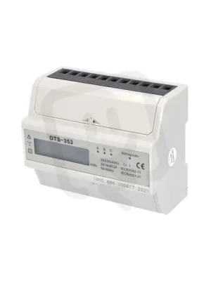 Elektroměr DTS 353-L 60A, 7mod., LCD, 3-fáz., 1-tar., podružný Eleman 1000884 Levný