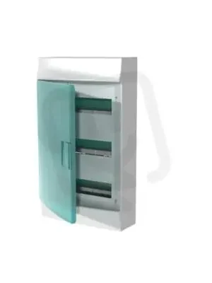 Rychlé Dodání Nástěnná rozvodnice ABB IP41/36M (12x3), Mistral41W vč. N/PE, průhledná dvířka