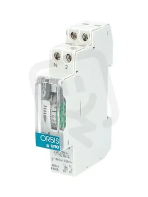 Koupit Online Spínací hodiny ORBIS UNO QRS analog. týdenní 1mod. se zálohou na DIN 1000817
