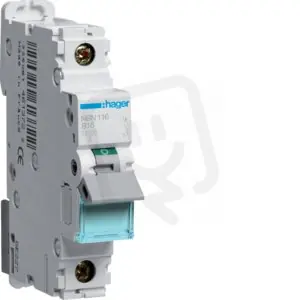 Rychlé Dodání Jistič 1 pól. 16A, charakteristika B, 10 kA /NBN116T/ HAGER NBN116