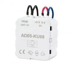 Výprodej Napájecí zdroj spínaný AD05-KU68 výstup 5V/2,5A ELEKTROBOCK 1999