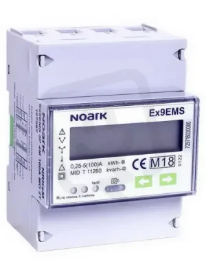 Smart Elektroměr NOARK 107295 EX9EMS 3P 4M 100 A 2-tarifní LCD displej Víkendová Akce