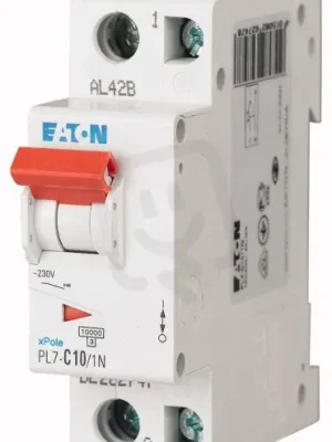 Novinka Jistič PL7-B10/1N, char B, 1+N-pólový, 10kA, 10A EATON 262728