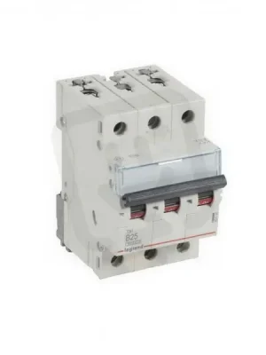TX3 JISTIČ, 3 PÓLOVÝ, CHAR. B, 25A 10000A LEGRAND 404128 Aktuální