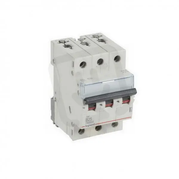 TX3 JISTIČ, 3 PÓLOVÝ, CHAR. B, 25A 10000A LEGRAND 404128 Aktuální
