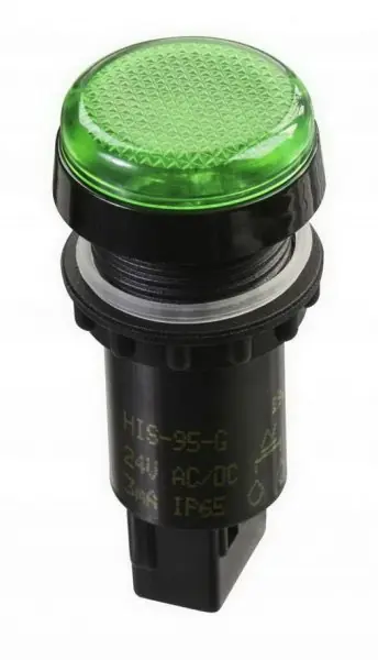 Indikační signálka HIS-95 G 24AC/DC 22mm zelená ELECO 216602 Hit Sezóny