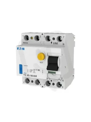 Nejprodávanější Proudový chránič 10kA PFIM-40/4/003-XG/B typ G/B, 4-pól, 0.03A, 40A EATON 300305